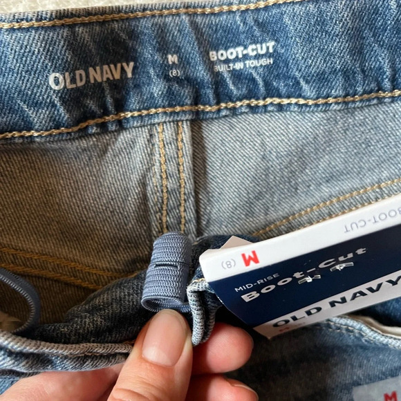 NWT Old Navy boot cut jeans, girls size 8 - Picture 4 of 5